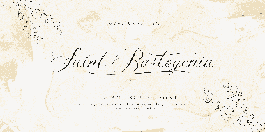 Saint bartogenia字体