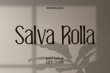 Salva rolla字体