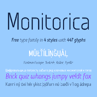 Monitorica字体
