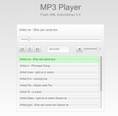 flash mp3播放器动画素材