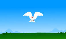 飞翔的鸽子flash个性动画