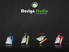 工具箱图标导航flash模板