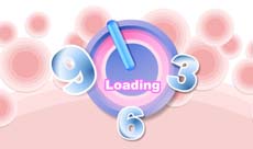 卡通时钟loading加载素材