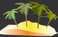 摇晃的椰子树flash动画源文件