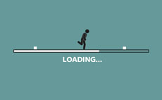 小人奔跑flash加载动画