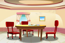 豪华餐厅餐桌椅flash动画