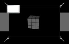 3D立方体魔方变幻flash动画