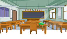干净的学校教室flash动画