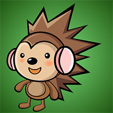 朋克猴子刺猬flash动画