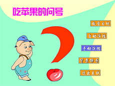 吃苹果的问号flash动画
