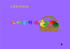 各种各样的水果flash动画