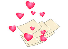 纸张跟爱心flash动画