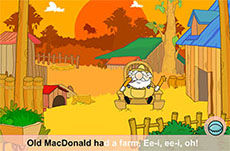 Old Mcdonald英文歌flash动画