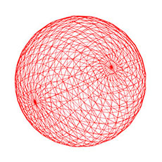 网状球体旋转flash动画