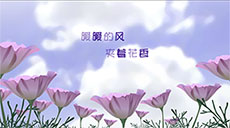 暖暖的风贺卡flash动画