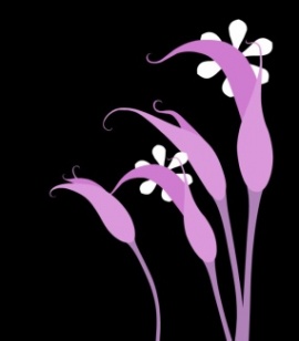 紫色植物旋转flash动画