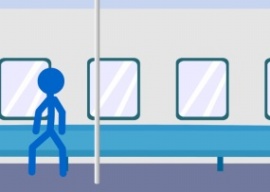 火柴人搭乘地铁flash动画