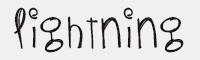 Lightning字体