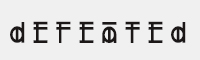 defeated字体