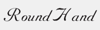 RoundHandFree字体