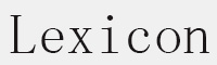 Lexicon字体