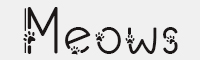 Meows字体