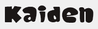 Kaiden字体