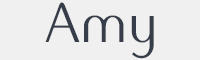Amy字体