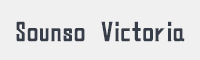 Sounso Victoria字体