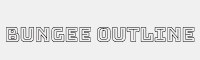 Bungee Outline字体