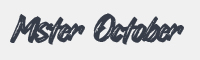 Mister October字体