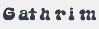 Gathrima字体