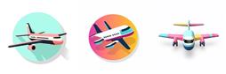 多彩飞行器图标