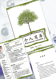装饰设计整套简历模板