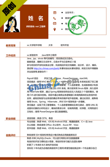 技术工程师个人简历模板