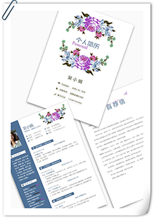 企业销冠简历套装模板