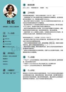 职业公关策划个人简历模板