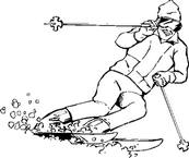 滑雪矢量图下载