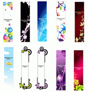 矢量图韩国花纹BANNER