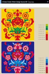 中国古典花纹矢量素材