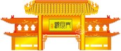 中秋牌坊设计矢量图下载