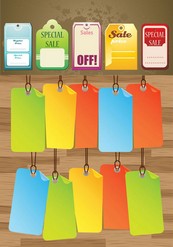 欧式标签设计矢量图下载