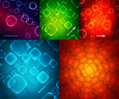 密集光斑渐变背景矢量素材