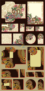 名族风VI设计矢量素材