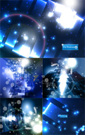 动感科技背景矢量图