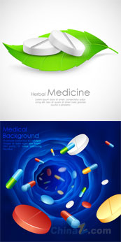 医药矢量素材下载