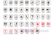 公共标识矢量素材下载