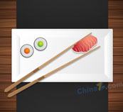 寿司日本料理矢量设计下载