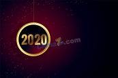 2020金色艺术数字设计矢量