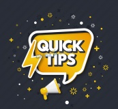 创意小贴士海报矢量素材